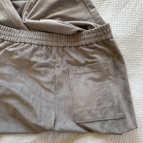 Tibi ultrasuede wide leg pull on pant - Picture 4 of 6